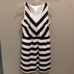 Ann Taylor Loft dress black and white